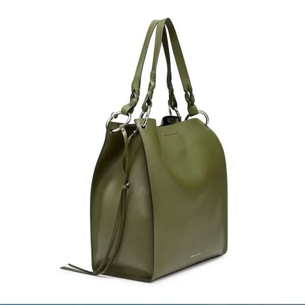 EUC Rebecca Minkoff Olive Green Kate Soft North / Soft Tote - Picture 3 of 13